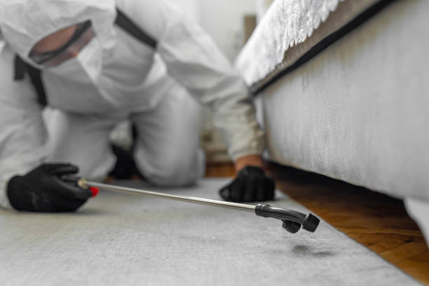 Professional Pest Control technician working in Johnson County County, GA